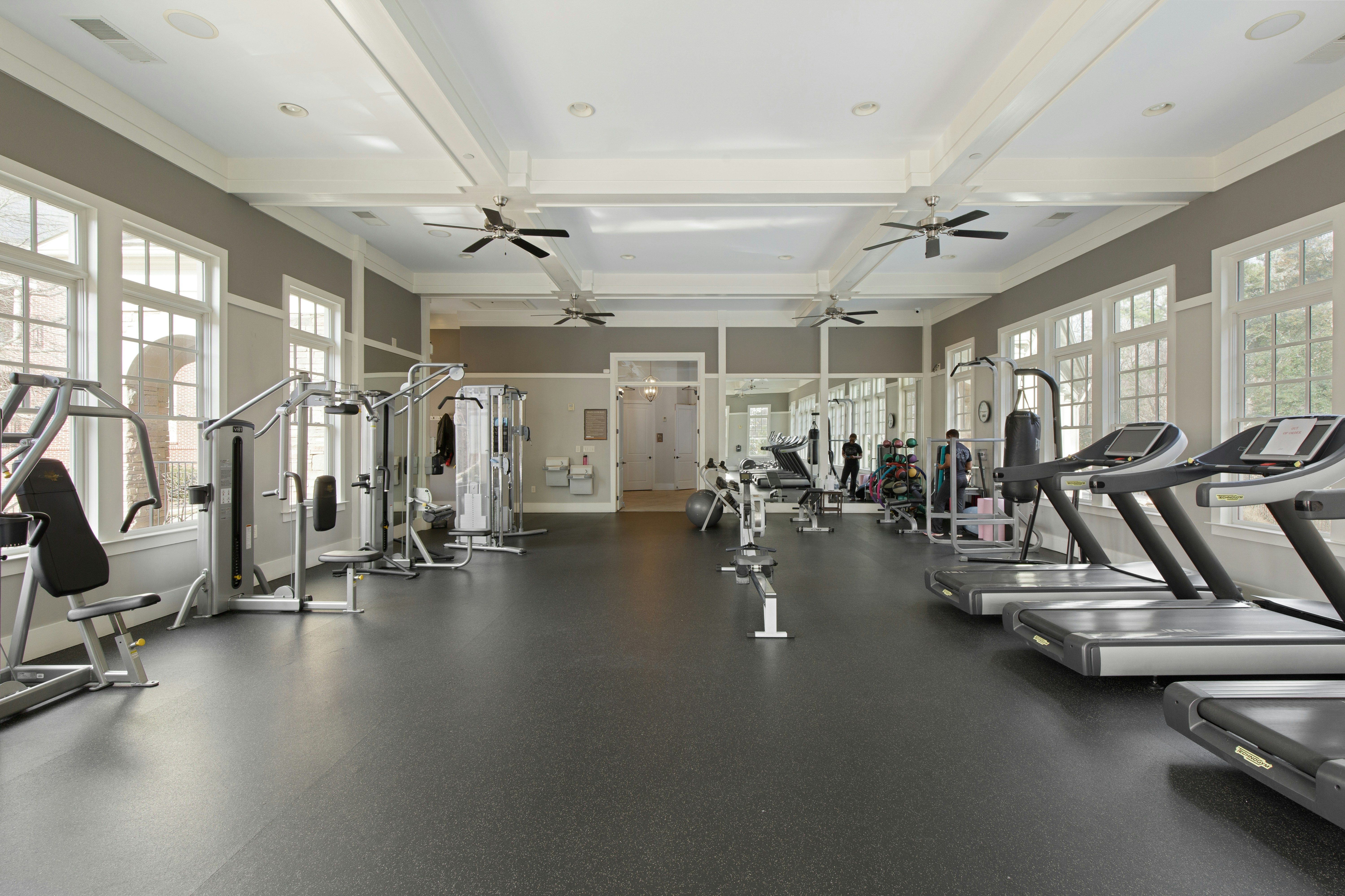 Espace musculation moderne